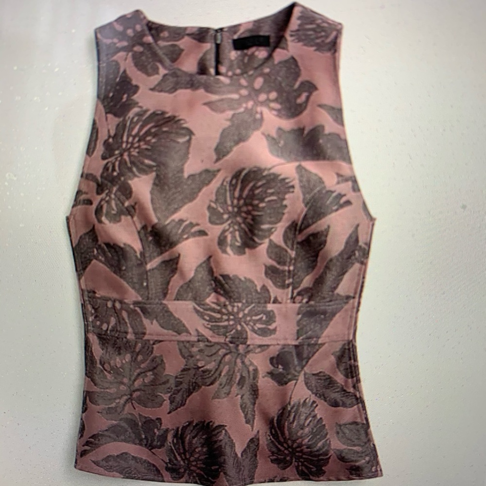 JCrew shell with peplum